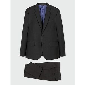 PAUL SMITH THE SOHO TAILORED-FIT CHARCOAL GREY WOOL 'A SUIT TO TRAVEL IN’ SZ 38R